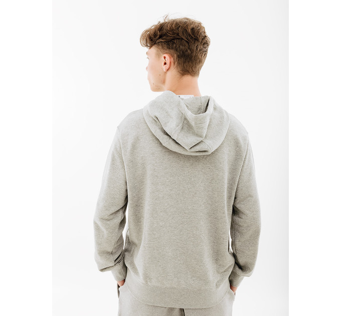 Чоловіче Худі Nike CLUB HOODIE PO FT Сірий 2XL (7dCZ7857-063 2XL)