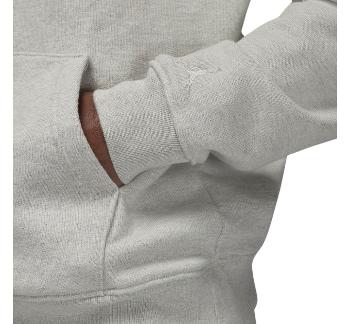Чоловіче Худі Air Jordan Wordmark Fleece Hoodie Сірий L (7dFJ1966-050 L)