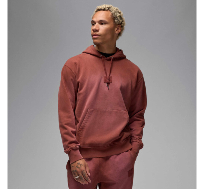 Чоловіче Худі Jordan MFLT WASH FLC PO Бордовий L (7dFV7249-231 L)