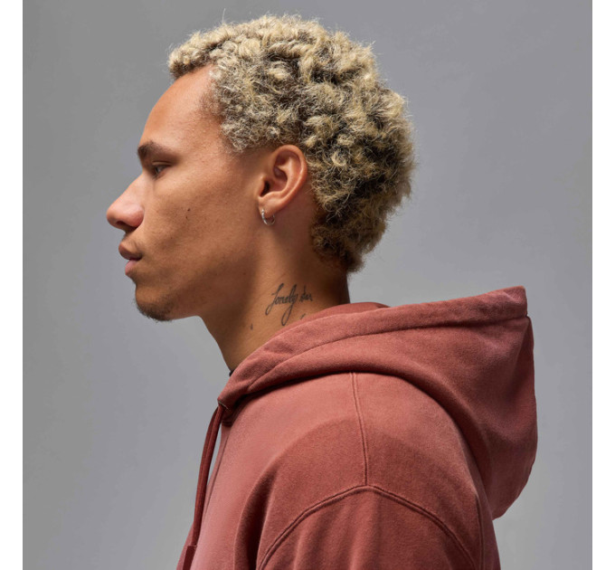 Чоловіче Худі Jordan MFLT WASH FLC PO Бордовий L (7dFV7249-231 L)