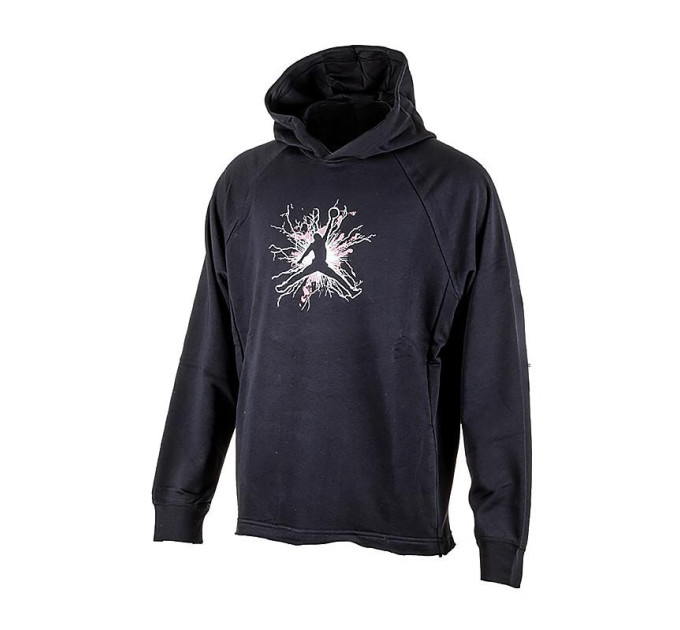 Чоловіче Худі JORDAN M J DF SPRT GFX FLC PO Чорний M (7dFN5812-010 M)