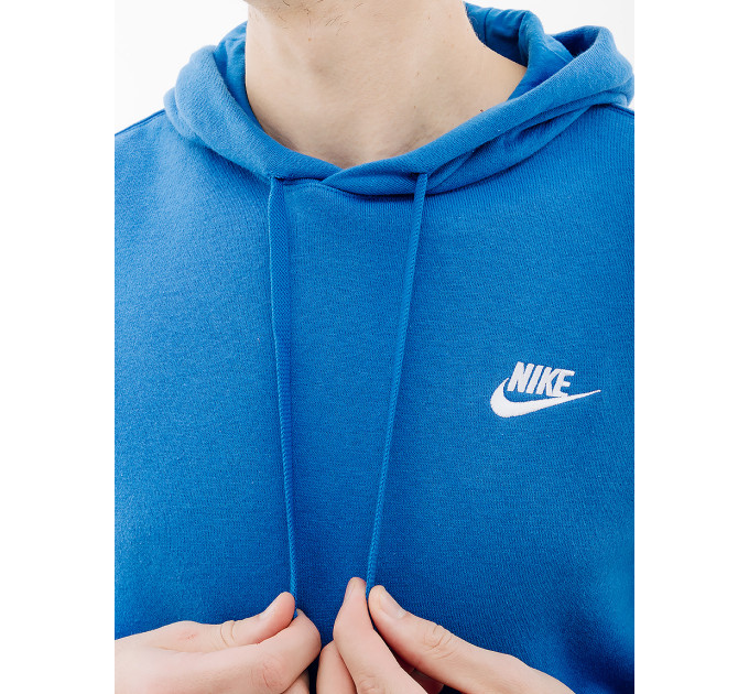 Чоловіче Худі Nike M CLUB HOODIE PO BB Блакитний L (7dBV2654-403 L)