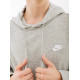 Чоловіче Худі Nike CLUB HOODIE PO FT Сірий XL (7dCZ7857-063 XL)