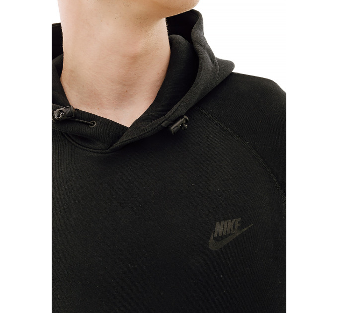 Чоловіче Худі Nike M NK TCH FLC PO HOODIE Чорний M (7dFB8016-010 M)