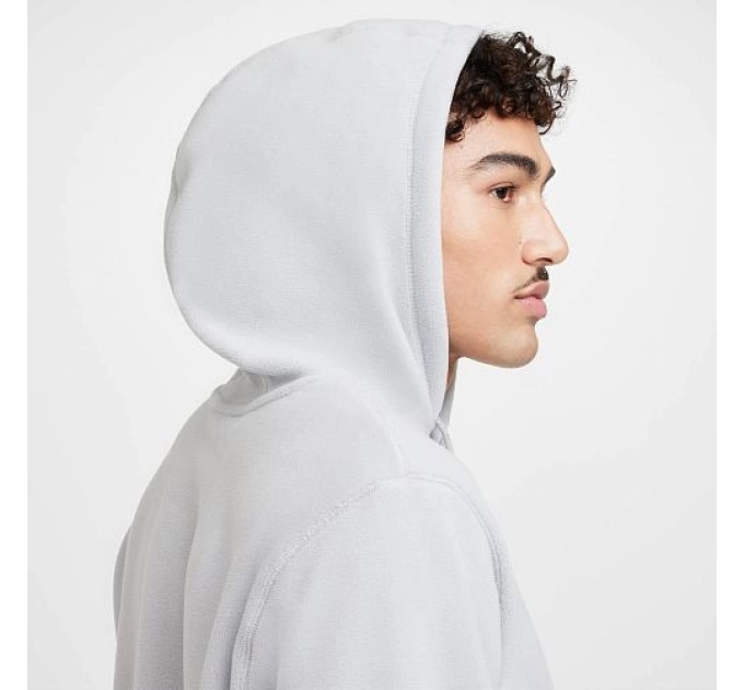 Чоловіче Худі Nike M NK CLUB WINTERIZED PO HOODIE Сірий L (7dFZ0660-077 L)