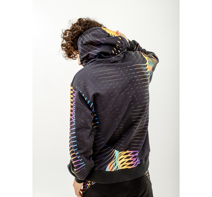 Чоловіче Худі AUSTRALIAN HOODIE FLEECE CHAOS Чорний S (7dHCUFE0058-001 S)