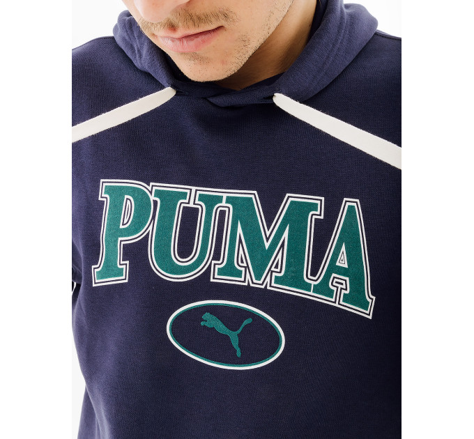 Чоловіче Худі Puma SQUAD Hoodie Синій S (7d67601706 S)