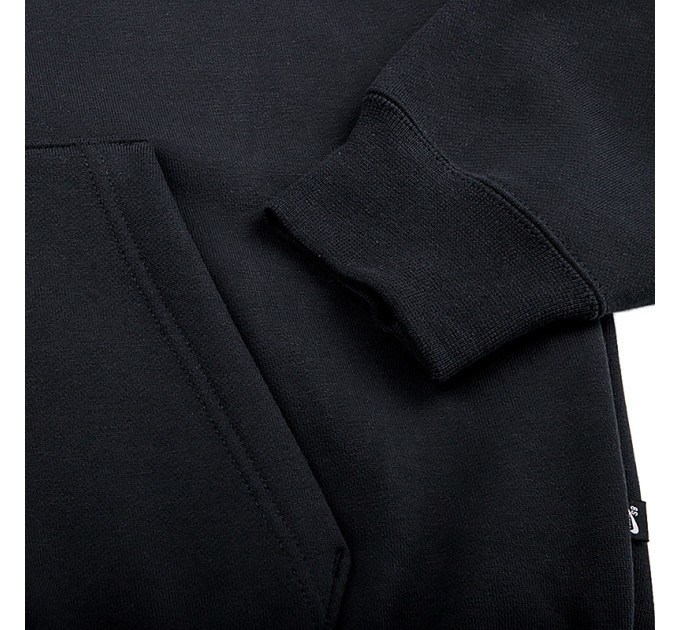 Чоловіче Худі Nike U NK SB FLC HD BOX LOGO Чорний XL (DV8839-010)
