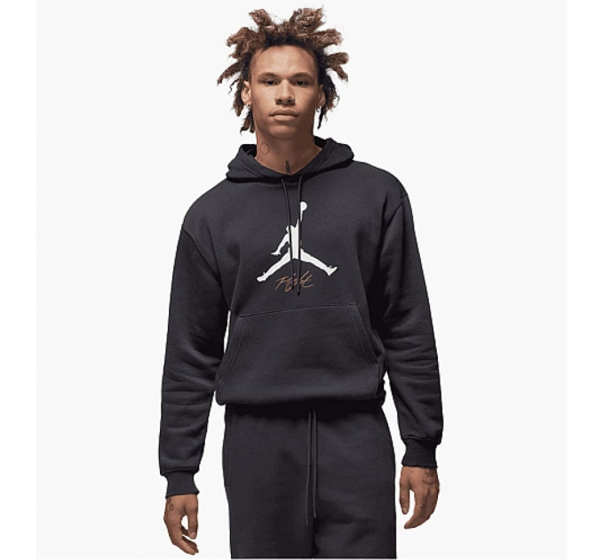 Чоловіче Худі Jordan M J ESS FLC BASELINE HOODIE Чорний XL (7dFD7545-010 XL)