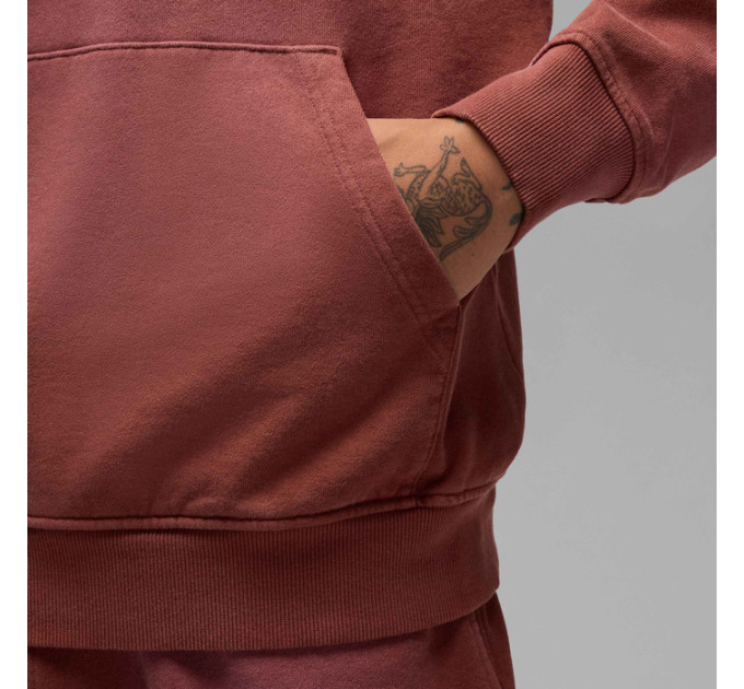 Чоловіче Худі Jordan MFLT WASH FLC PO Бордовий S (7dFV7249-231 S)