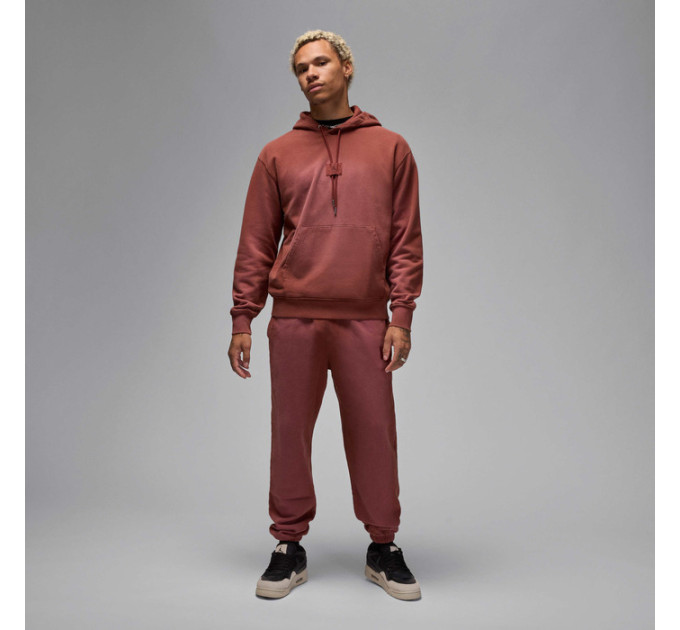 Чоловіче Худі Jordan MFLT WASH FLC PO Бордовий S (7dFV7249-231 S)