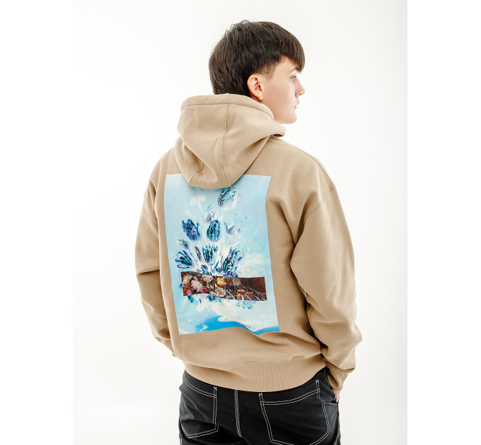 Чоловіче Худі Nike DSTRTD GLMR Бежевий XL (7dFB8581-247 XL)