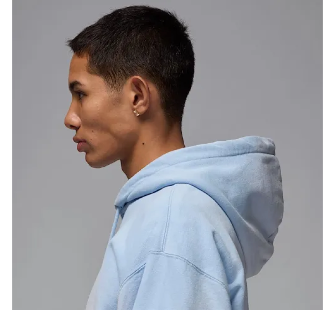 Чоловіче Худі Jordan MFLT WASH FLC PO Блакитний S (7dFV7249-407 S)