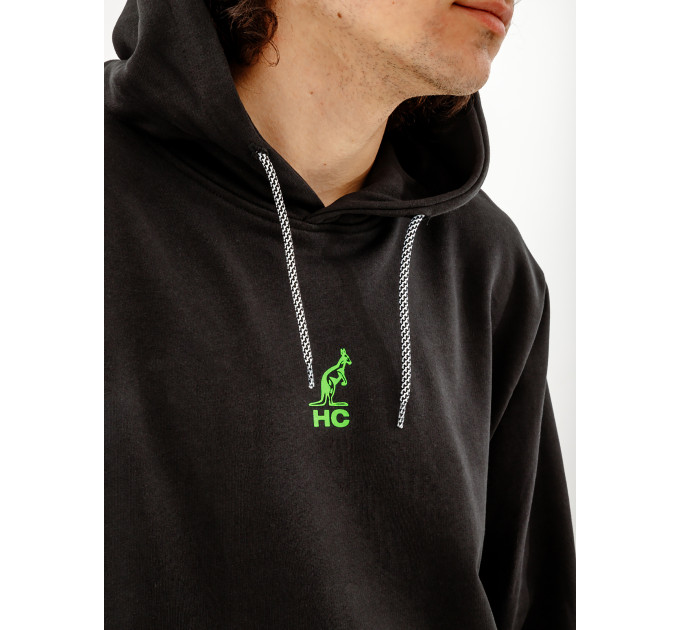 Чоловіче Худі AUSTRALIAN UWILLDIE23 HOODIE FLEECE Чорний L (7dHCUFE0061-003 L)