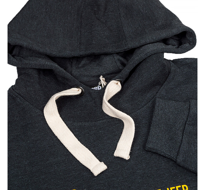 Чоловіче Худі JEEP HOODED SWEATSHIRT Since 1941 Сірий 2XL (O102569-J867 2XL)