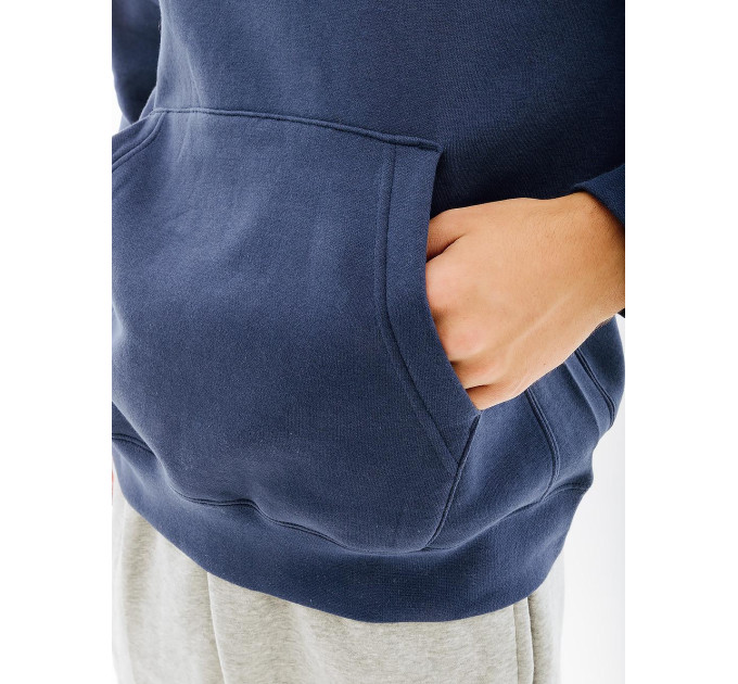 Чоловіче Худі Nike CLUB HOODIE PO BB Синій 2XL (7dBV2654-410 2XL)