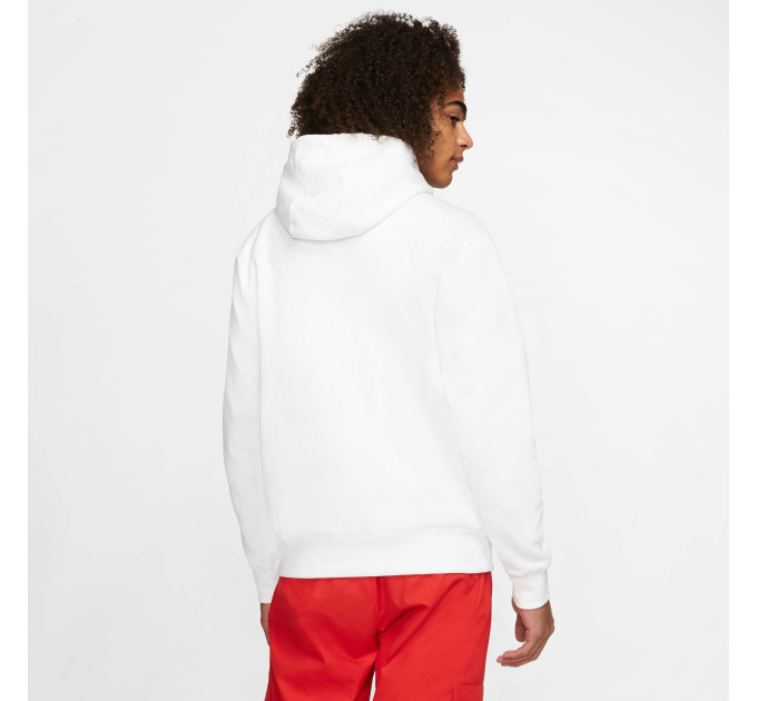 Чоловіче Худі Nike CLUB HOODIE PO BB Білий XL (7dBV2654-100 XL)