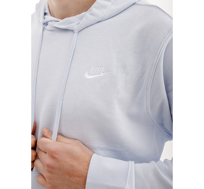 Чоловіче Худі Nike CLUB HOODIE PO FT Блакитний 2XL (7dCZ7857-085 2XL)