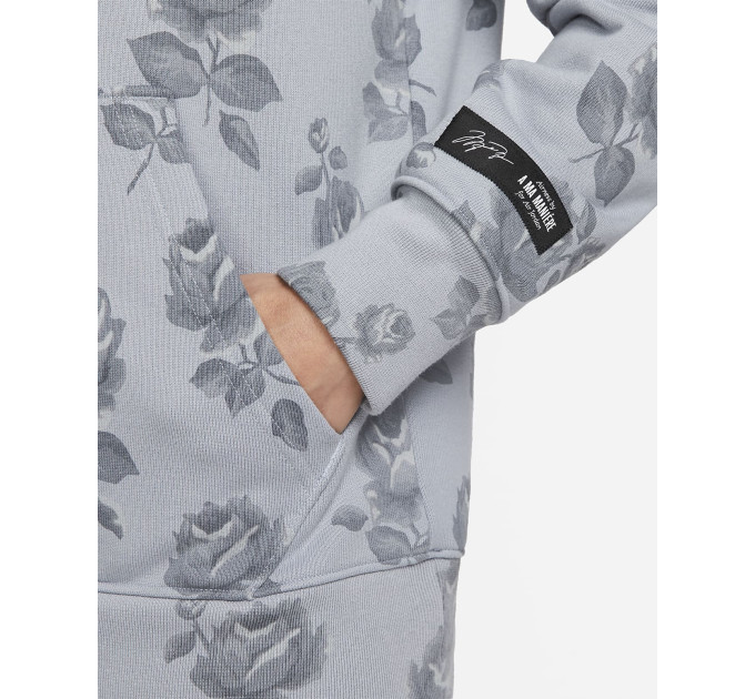 Чоловіче Худі JORDAN AMM AOP FLC HOODIE Сірий M (7dDJ9752-464 M)
