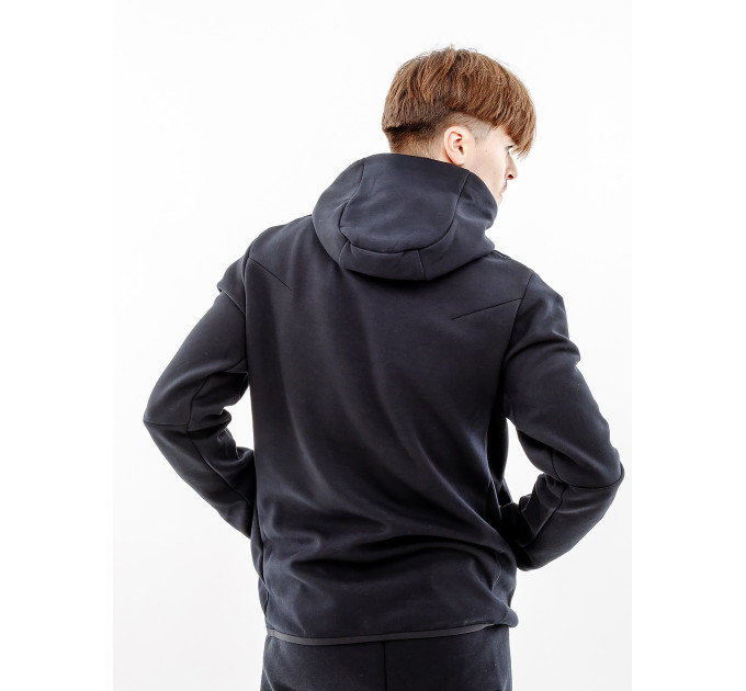 Чоловіче Худі Nike TCH FLC GX PO HOODIE Чорний 2XL (7dDX0577-010 2XL)