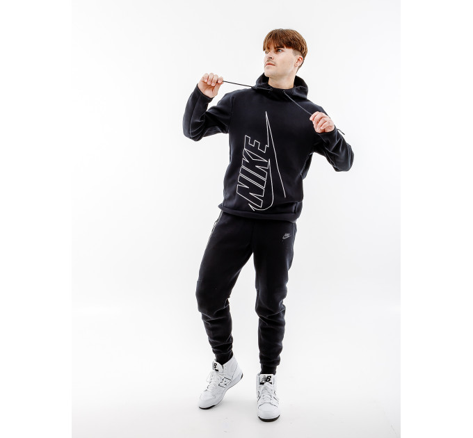 Чоловіче Худі Nike TCH FLC GX PO HOODIE Чорний 2XL (7dDX0577-010 2XL)