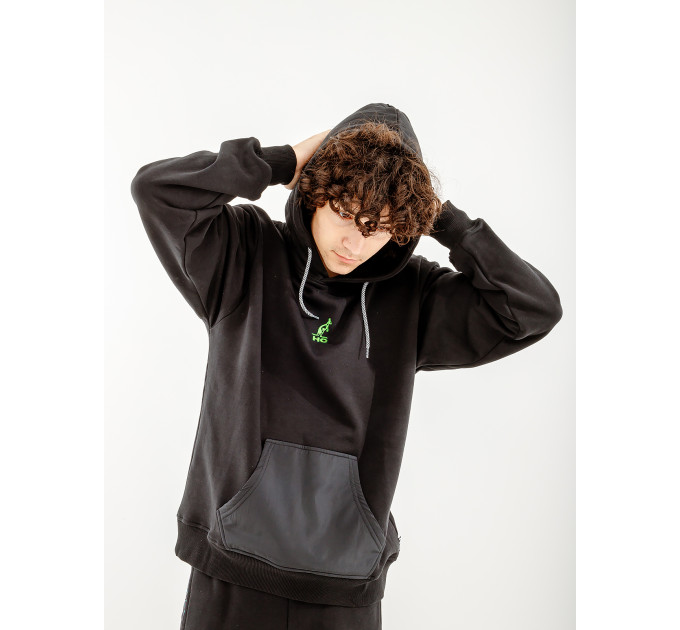 Чоловіче Худі AUSTRALIAN UWILLDIE23 HOODIE FLEECE Чорний S (7dHCUFE0061-003 S)