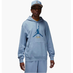 Чоловіче Худі JORDAN M J ESS FLC BASELINE HOODIE Блакитний M (7dFD7545-436 M)
