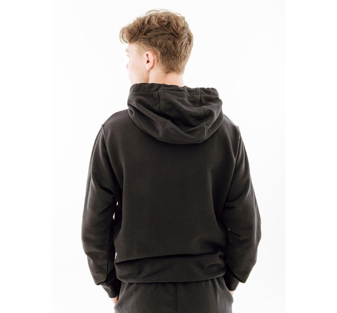 Чоловіче Худі Nike M NSW CLUB HOODIE PO FT Чорний 2XL (7dCZ7857-010 2XL)