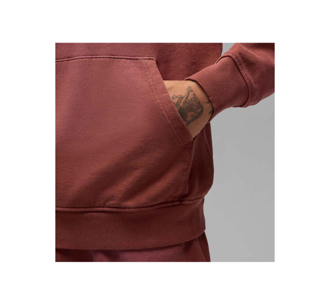 Чоловіче Худі Jordan MFLT WASH FLC PO Бордовий XL (7dFV7249-231 XL)