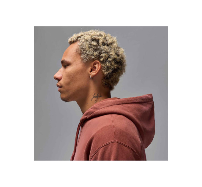 Чоловіче Худі Jordan MFLT WASH FLC PO Бордовий XL (7dFV7249-231 XL)
