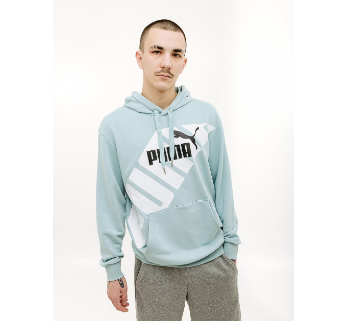 Чоловіче Худі Puma POWER Graphic Hoodie Бірюзовий L (7d67896322 L)