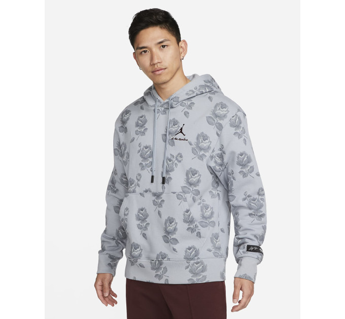 Чоловіче Худі JORDAN AMM AOP FLC HOODIE Сірий XL (7dDJ9752-464 XL)