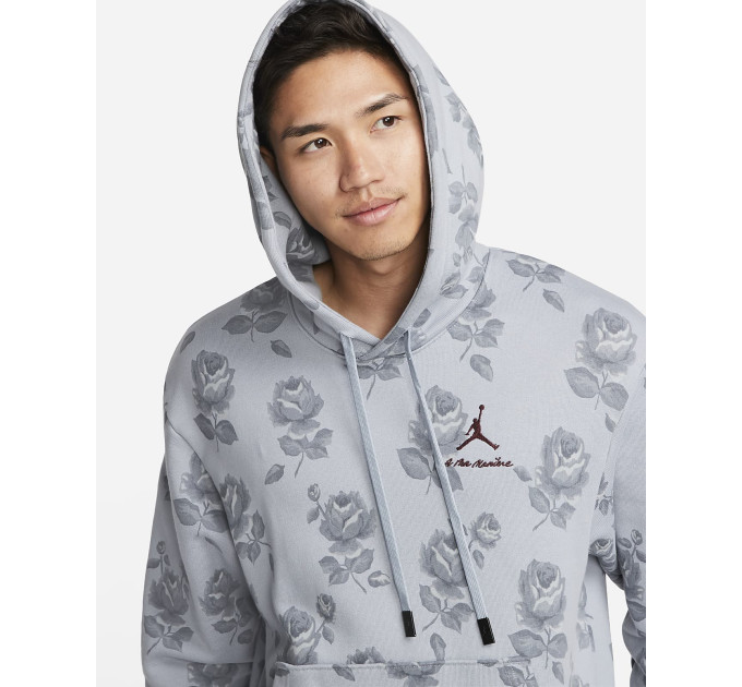Чоловіче Худі JORDAN AMM AOP FLC HOODIE Сірий XL (7dDJ9752-464 XL)