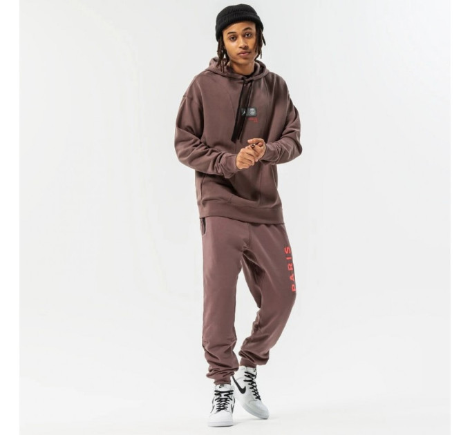 Чоловіче Худі Air Jordan Paris Saint-Germain Pullover Hoodie Brown Коричневий M (7dDM3096-291 M)