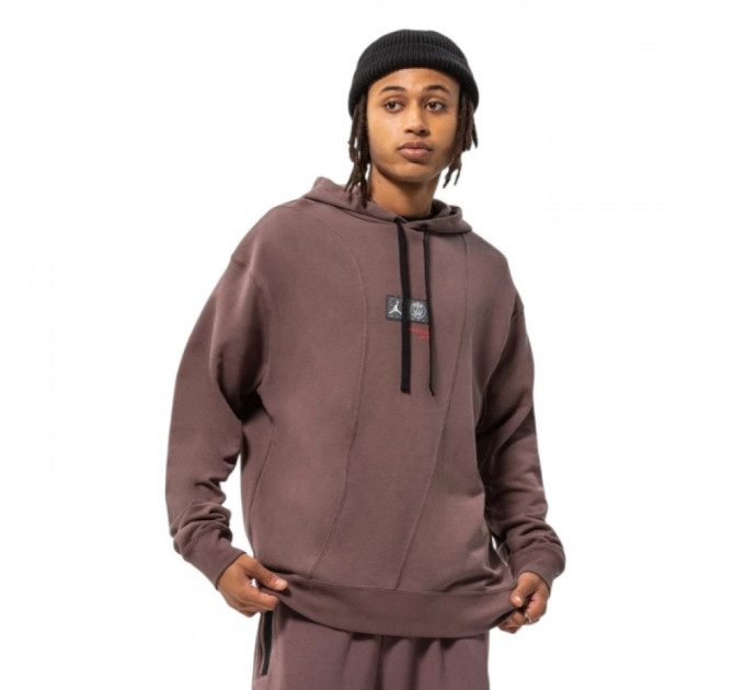 Чоловіче Худі Air Jordan Paris Saint-Germain Pullover Hoodie Brown Коричневий M (7dDM3096-291 M)