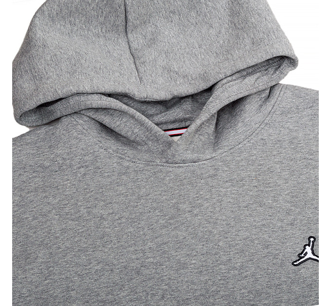 Чоловіче Худі JORDAN ESS FLC PO Сірий L (DQ7466-091 L)