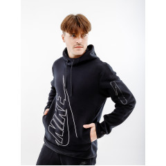 Чоловіче Худі Nike TCH FLC GX PO HOODIE Чорний XL (7dDX0577-010 XL)