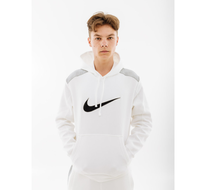 Чоловіче Худі Nike FLC HOODIE BB Білий XL (7dFN0247-100 XL)