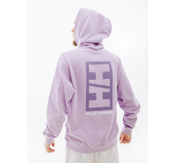 Чоловіче Худі HELLY HANSEN CORE GRAPHIC SWEAT HOODIE Фіолетовий L (7d53924-699 L)