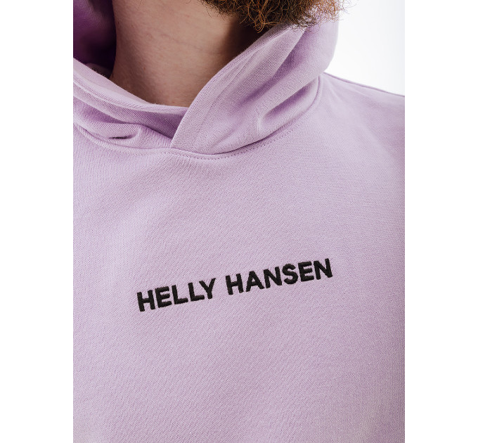 Чоловіче Худі HELLY HANSEN CORE GRAPHIC SWEAT HOODIE Фіолетовий L (7d53924-699 L)
