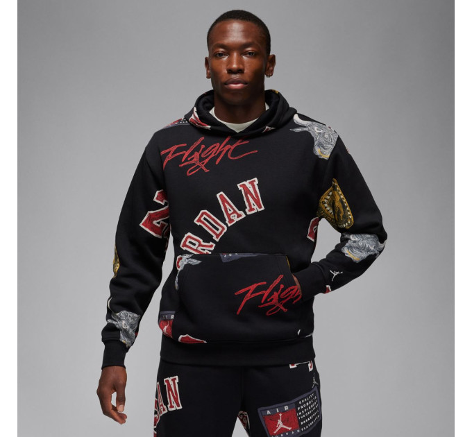 Чоловіче Худі Jordan Essential Aop Fleece Різнокольоровий S (7dFN4545-010 S)