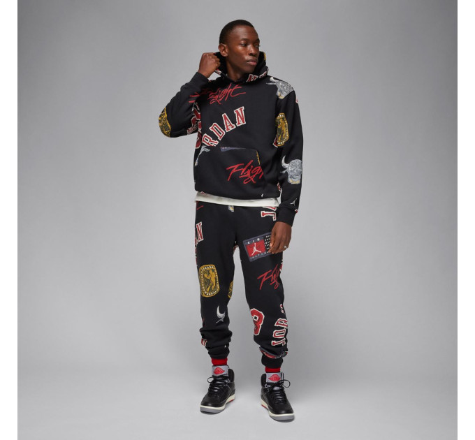 Чоловіче Худі Jordan Essential Aop Fleece Різнокольоровий S (7dFN4545-010 S)