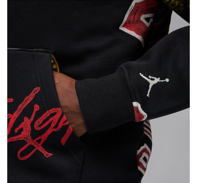 Чоловіче Худі Jordan Essential Aop Fleece Різнокольоровий S (7dFN4545-010 S)