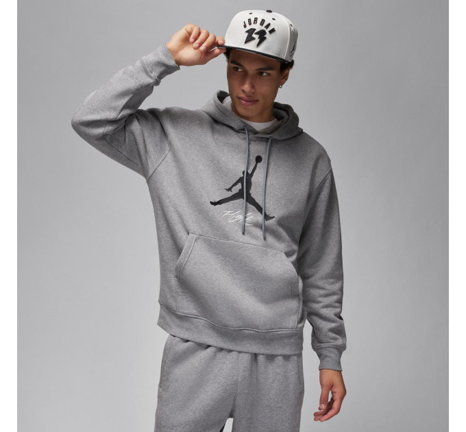 Чоловіче Худі JORDAN M J ESS FLC BASELINE HOODIE Сірий M (7dFD7545-091 M)