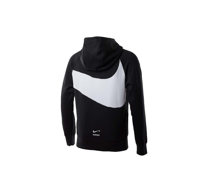 Чоловіче Худі Nike M NSW SWOOSH TCH FLC PO HD Чорний S (7dDD8222-010 S)