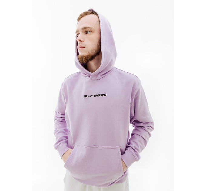 Чоловіче Худі HELLY HANSEN CORE GRAPHIC SWEAT HOODIE Фіолетовий XL (7d53924-699 XL)