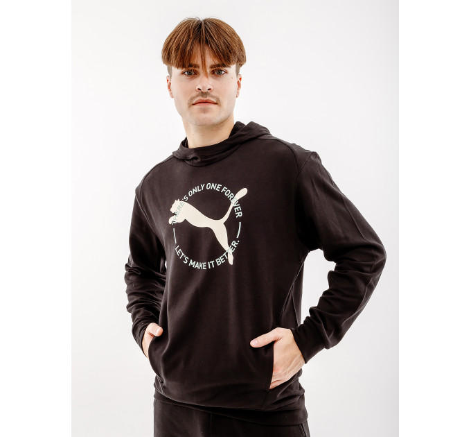 Чоловіче Худі PUMA BETTER SPORTSWEAR Hoodie Чорний M (7d67606401 M)