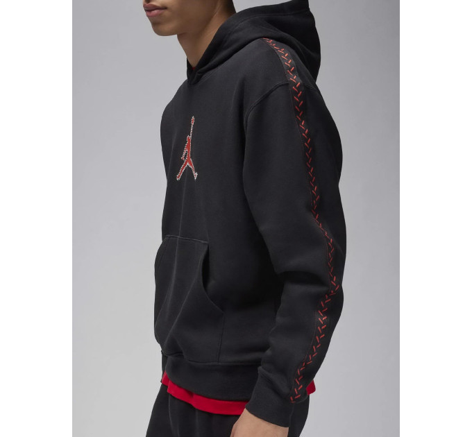 Чоловіче Худі JORDAN M J FLT MVP FLC PO Чорний 2XL (7dFN6352-010 2XL)