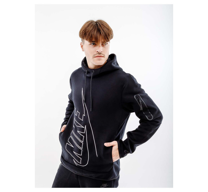 Чоловіче Худі Nike TCH FLC GX PO HOODIE Чорний S (7dDX0577-010 S) Чоловіче Худі Nike TCH FLC GX PO HOODIE Чорний S (7dDX0577-010 S)