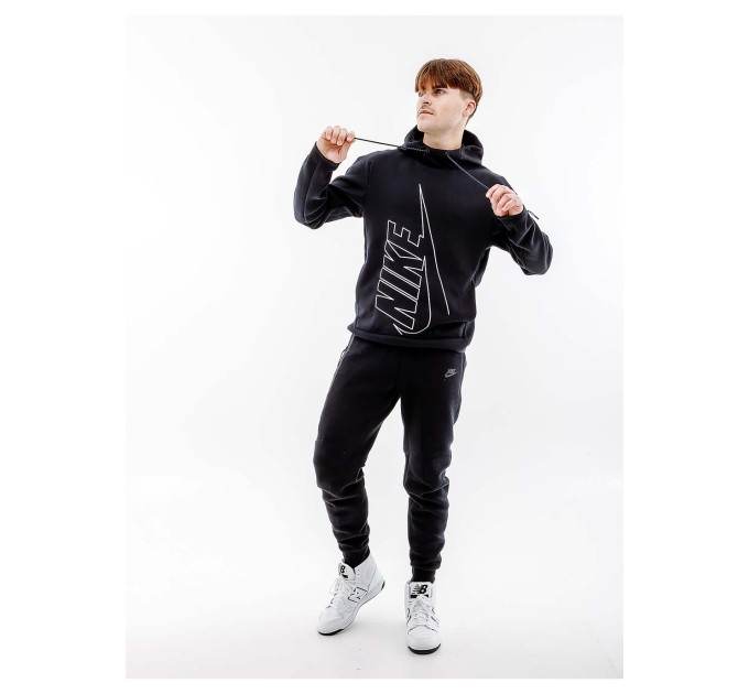 Чоловіче Худі Nike TCH FLC GX PO HOODIE Чорний S (7dDX0577-010 S)